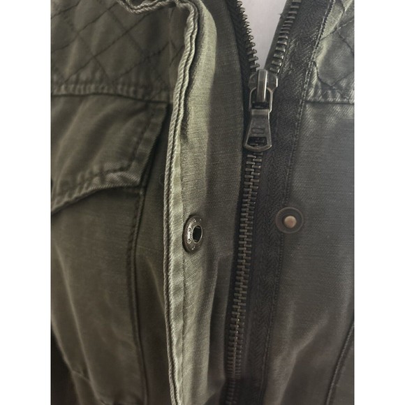 Levis Unisex Cotton Canvas Jacket Barn Work Coat Quilted Olive Green Size Small - Picture 15 of 15